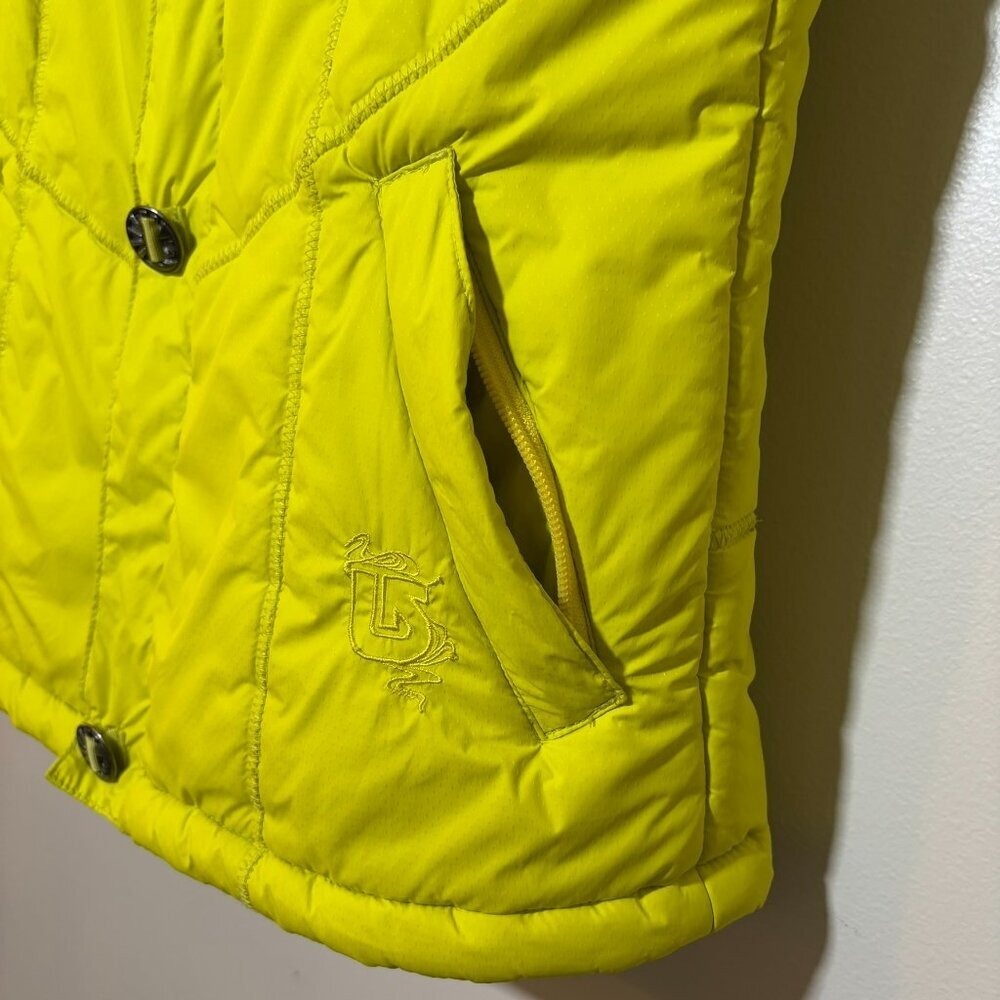 Burton Women's Hooded Puffer Vest – Bright Yellow Winter Layer‎ - Picture 5 of 16